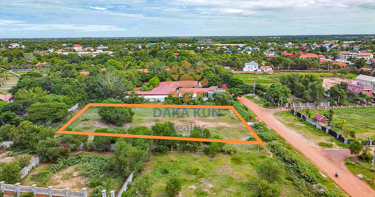 Land for Sale in Siem Reap City, near Phum Baitang